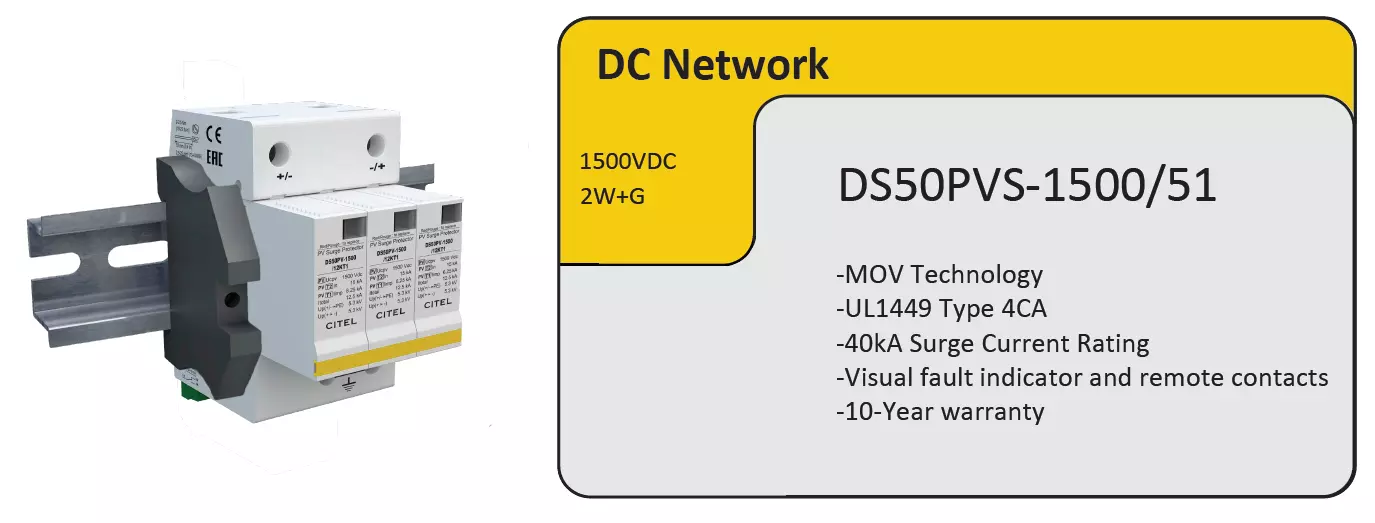 DS50PVS-1500/51 for Renewable Energy Middle
