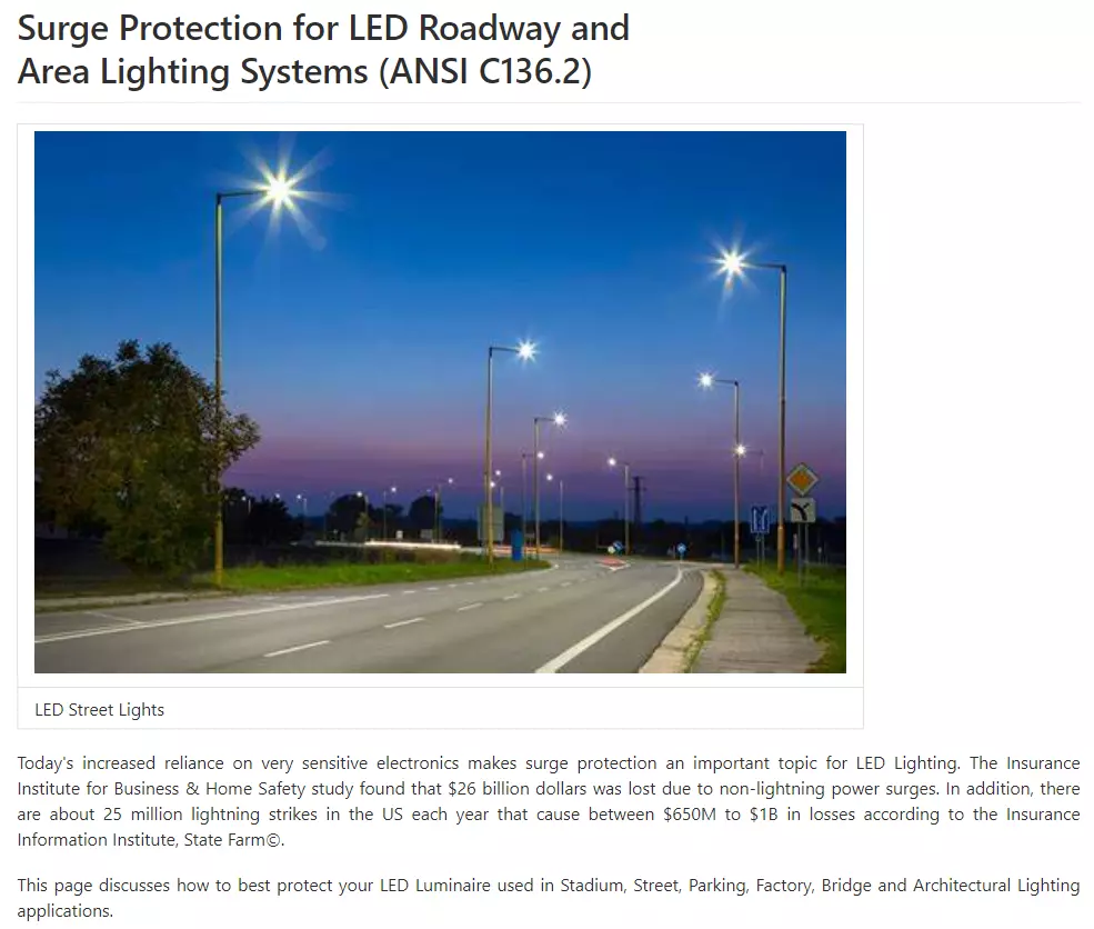 led-roadway-and-area-lighting-systems