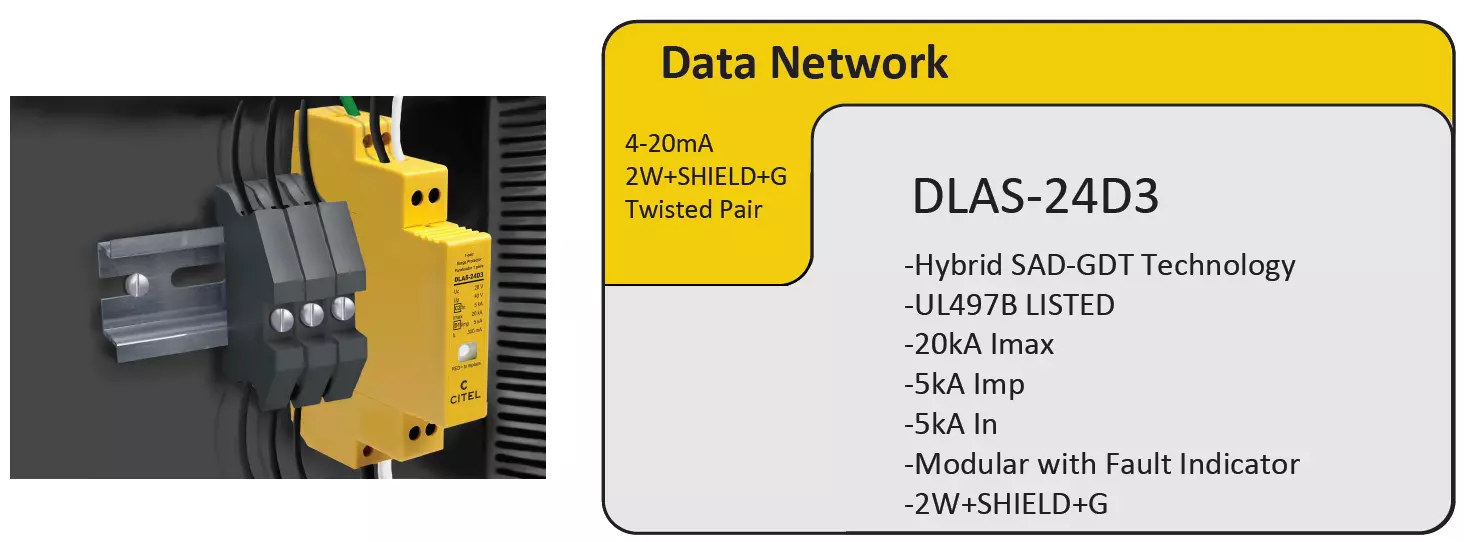 DLAS-24D3 for industrial automation middle