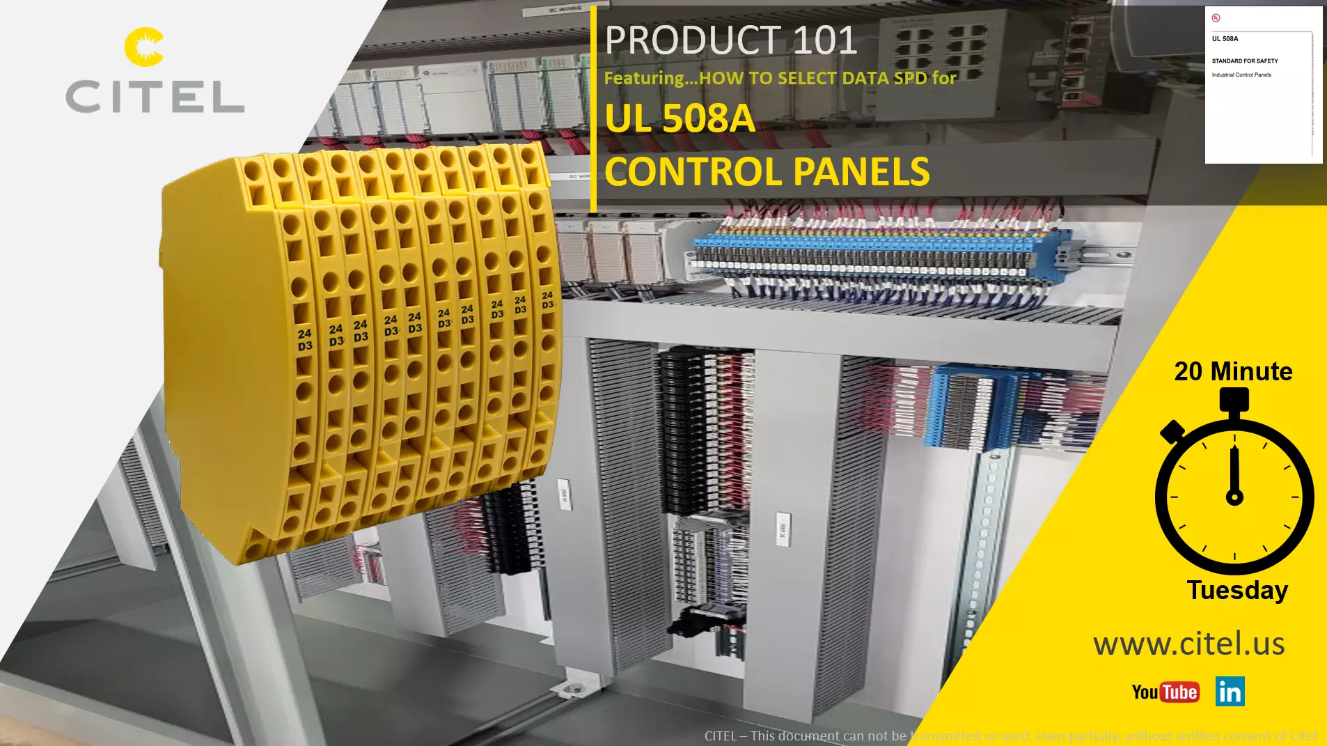 Webinar How To Select DATA SPD for UL508A Control Panels