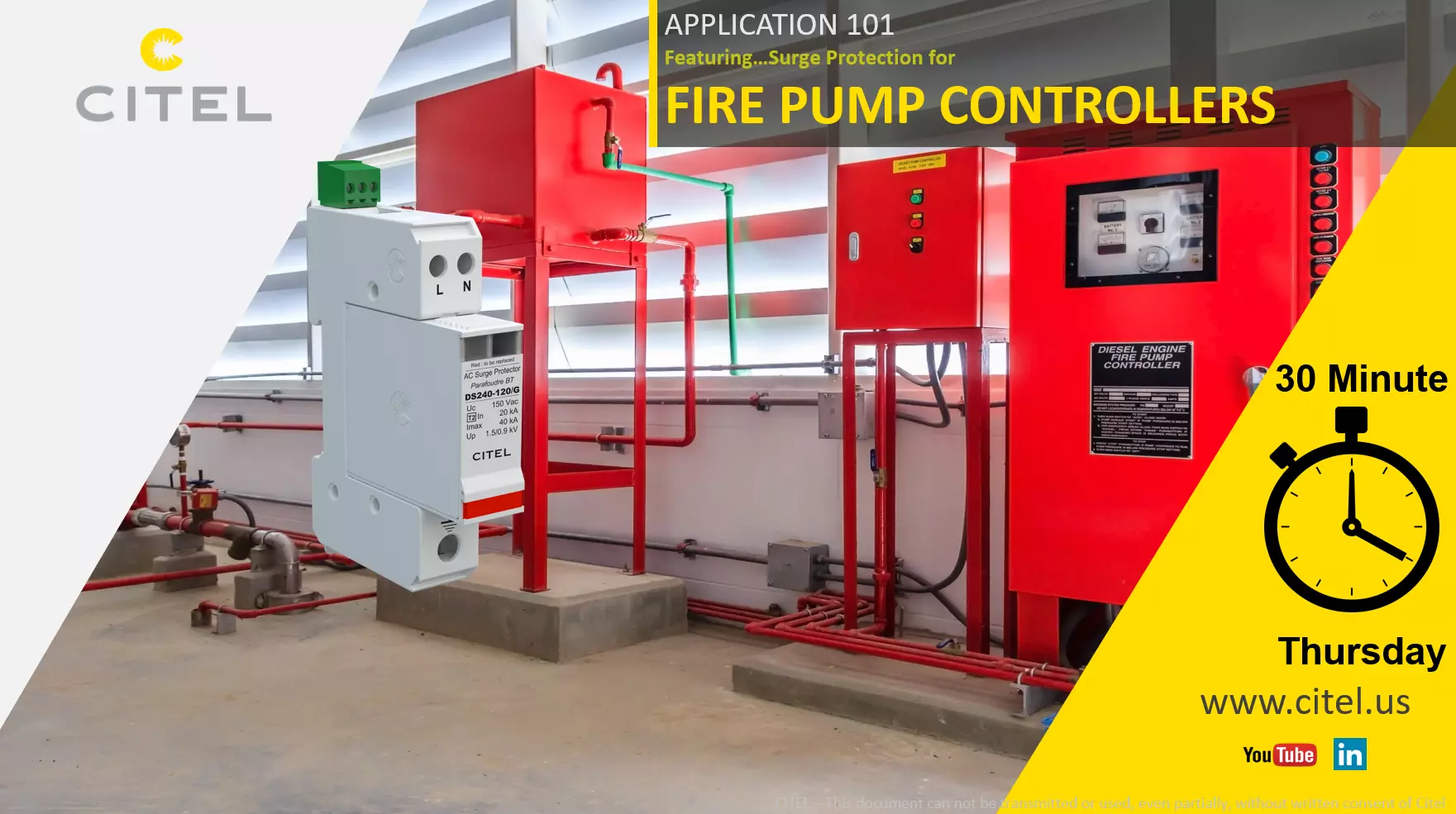 Surge Protection for Fire Pump Controllers