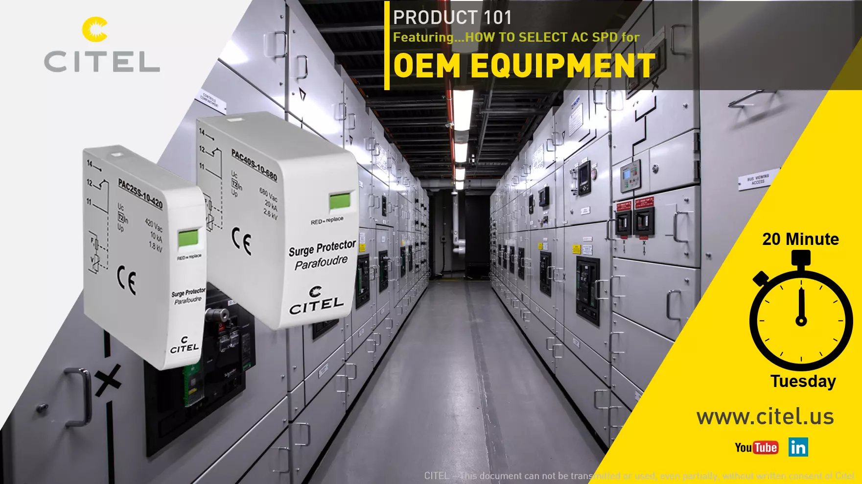 TMT Webinar How To Select AC SPD for OEM Equipment