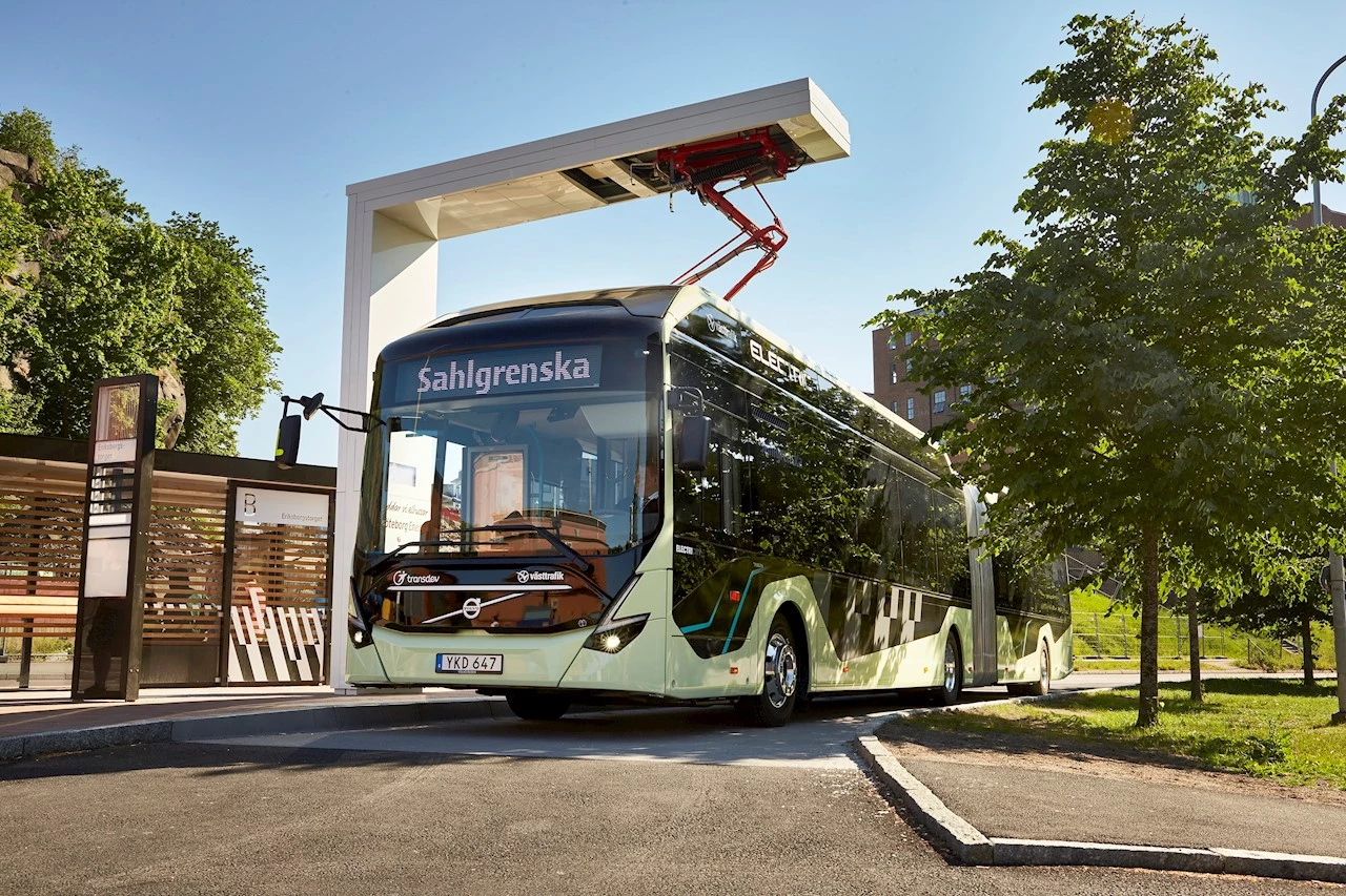 EV Chargin Electric Bus Pantograph