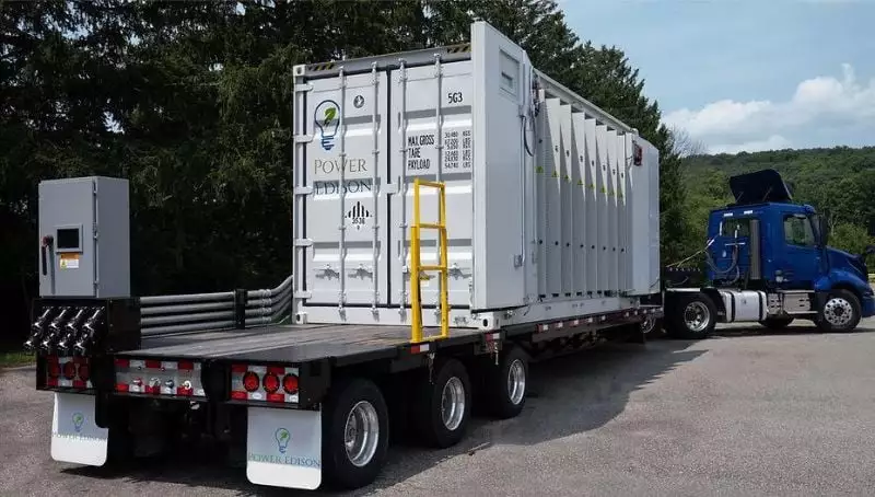 TerraCharge mobile battery trailer. Image used courtesy of Power Edison