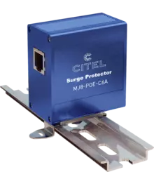 MJ8-POE-C6A - Indoor Cat. 6A 10Gb/s rated POE Surge